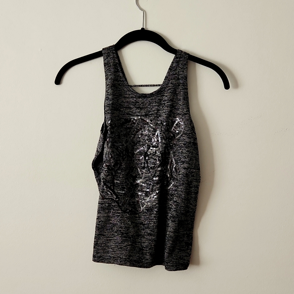 NWOT Live love dream XS dark gray summer top